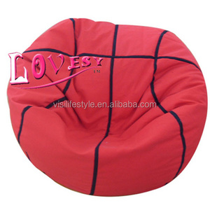 home furniture lazy boy bean bag chair basketball shape soft sofa floor pouf for teen room decoration dropshipping