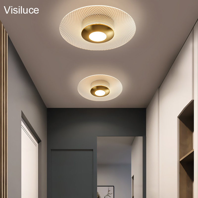 flush mount ceiling light fixture decorative home aisle entrance cloakroom hallway corridor balcony modern led ceiling lamp