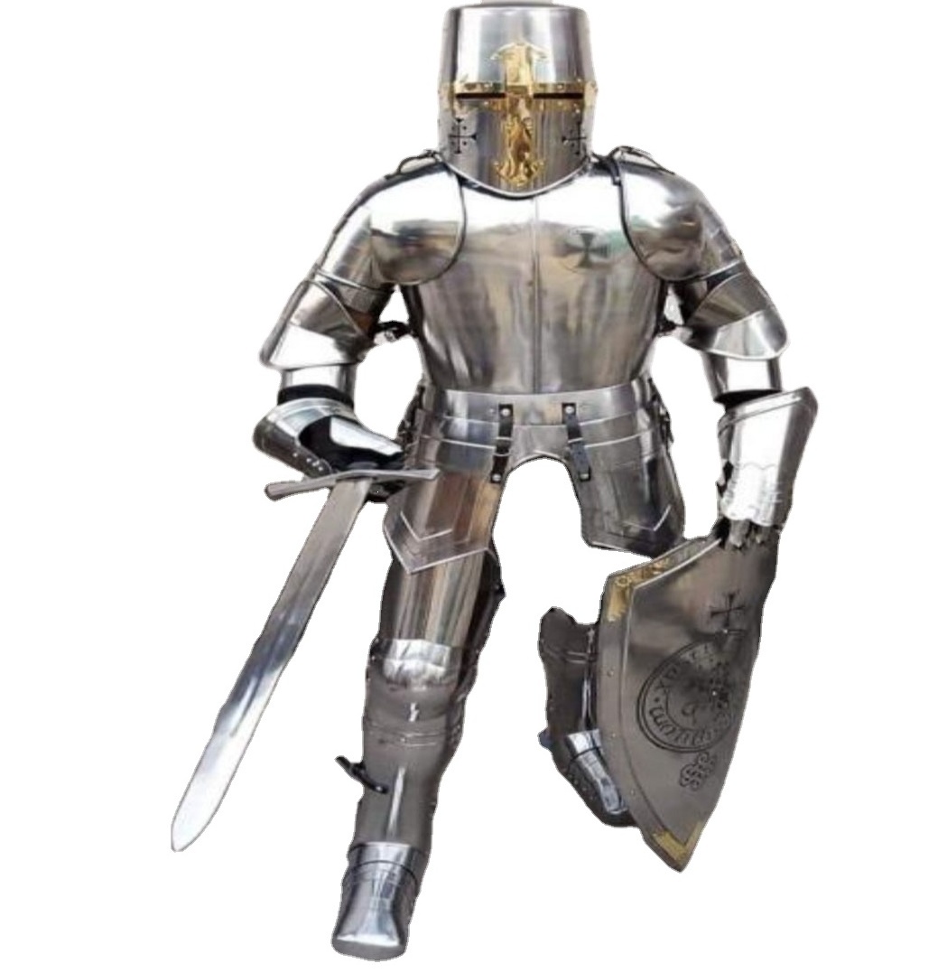 Armour Suit with sword and shield for decoration and used in movies plays theater in home decoration