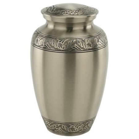 funeral supplies metal purple cremation adult swirl urn