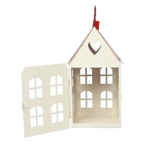 white and red house lantern for christmas wedding hotel restaurant church decoration customise lantern candle holder decoration