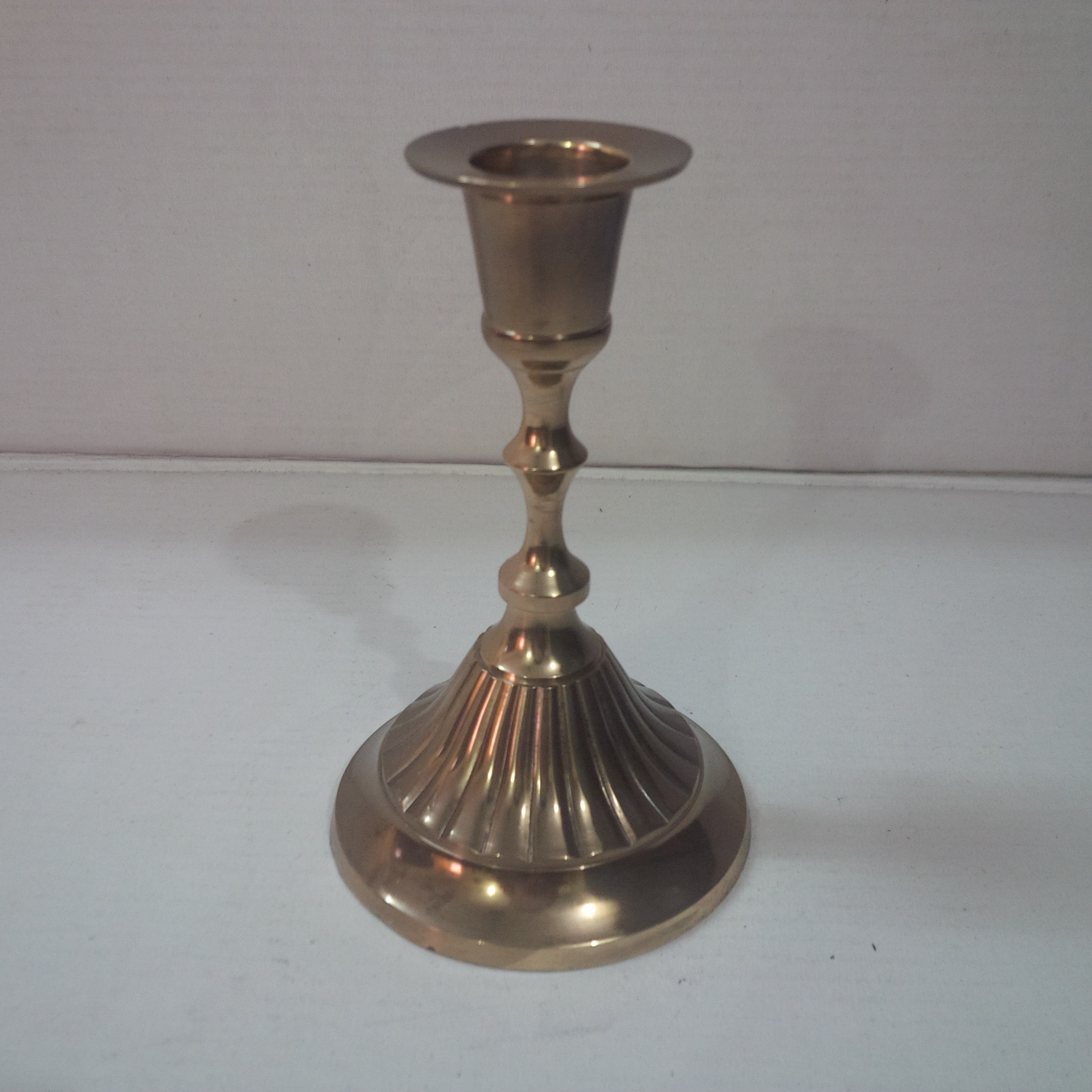 brass antique palm tree taper candle holder for dinning table church wedding parties spa decoration