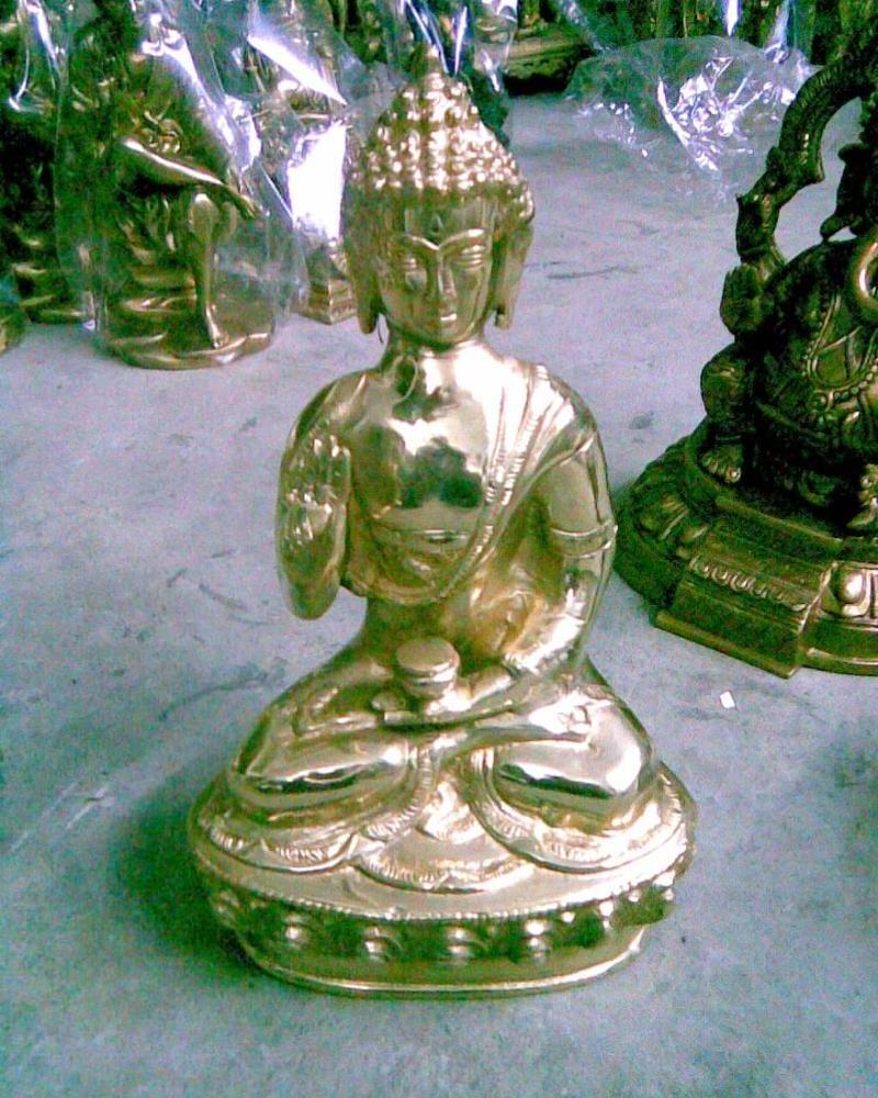 brass Natraj Statue in antique finish to place in home hotel and restaurant for good wishes and blessings