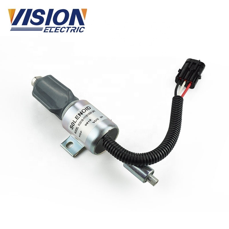 Stop Solenoid Switch Cut Off Solenoid Excavator Aftermarket Parts BTG18033 M30191115100A M3019-1115100A