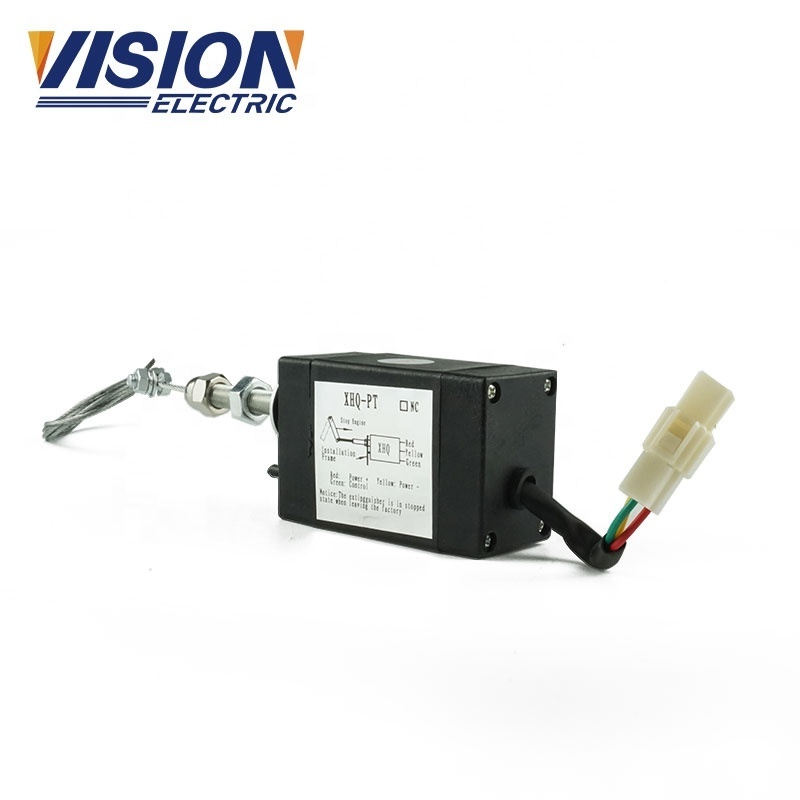 12V 24V Diesel Engine Parts Generator Power Off Valve Shutdown Solenoid XHQ-PT Fuel Cut Off Stop Solenoid XHQ-PT