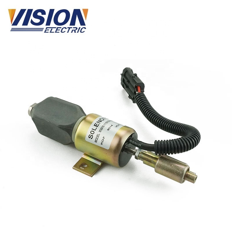 Stop Solenoid Switch Cut Off Solenoid Excavator Aftermarket Parts BTG18033 M30191115100A M3019-1115100A