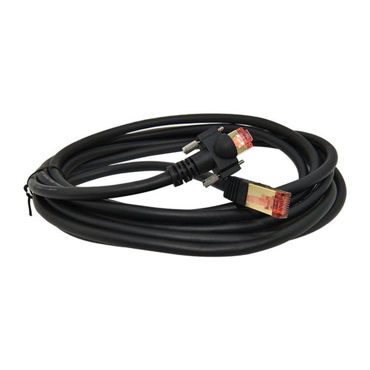 Vision Datum VT-NET-10LK(CAB) good quality RJ45 With locking stud 10M GigE Cables  High Flexibility Camera Data Cable