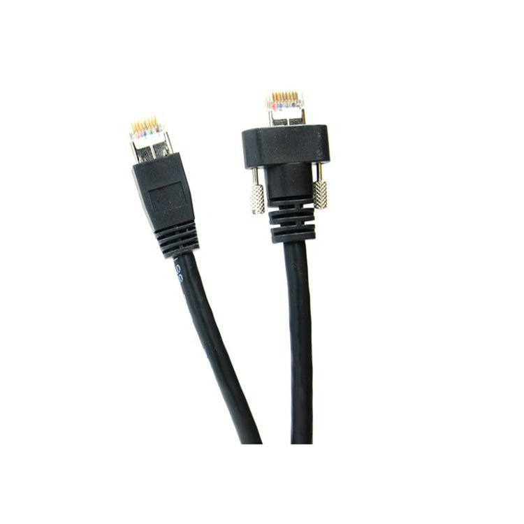 Vision Datum VT-NET-10LK(CAB) good quality RJ45 With locking stud 10M GigE Cables  High Flexibility Camera Data Cable