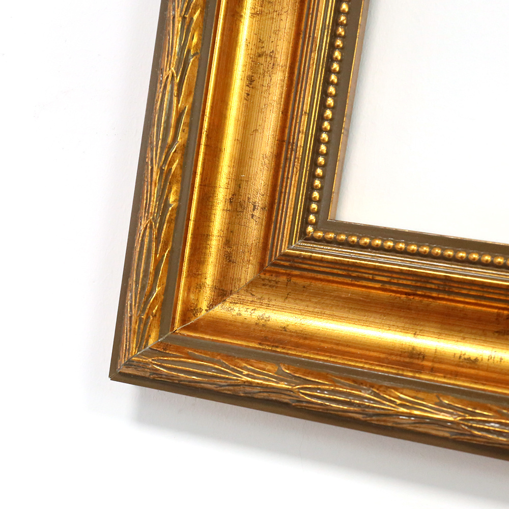 Ornate Wooden Wall Photo Painting Mouldings Gold Vintage Solid Wood Picture Frame Moulding