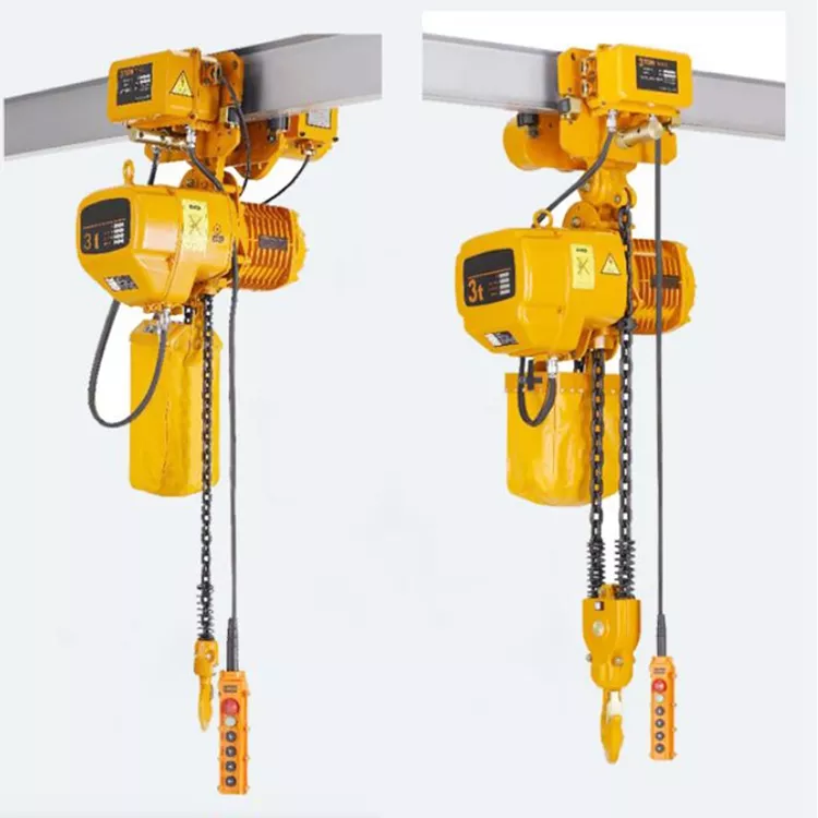 VISION hot sale big duty electric motor lifting crane chain hoist