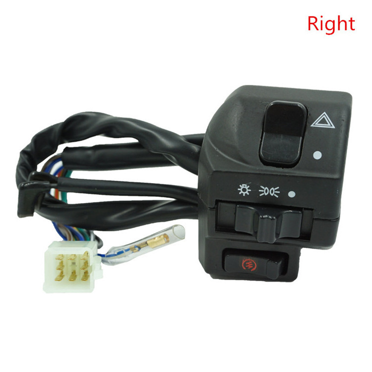 Universal 7/8inch Motorcycle Handlebar Left Side Main Control Switch Turn Signal Light Horn Button Switch