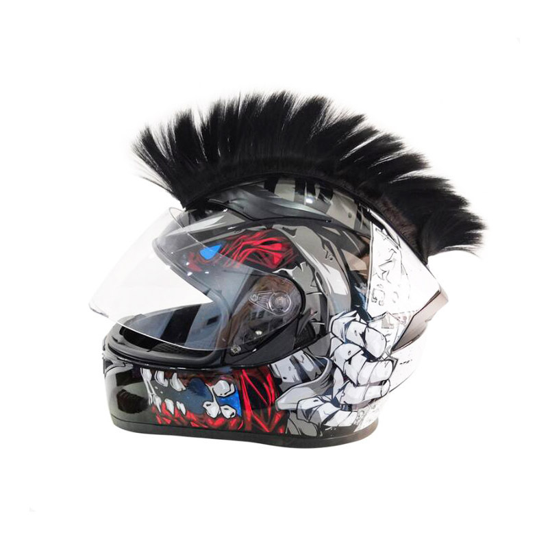 Motorcycle Helmet Decoration Hair Punk other Motorcycle accessories Helmet Cockscomb for harley