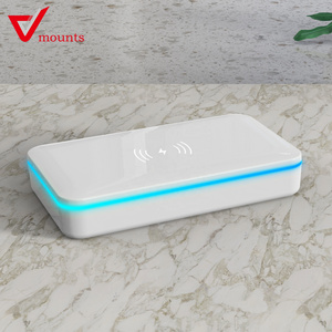 V-mounts Multifunction Portable Mobile Phone Disinfection Box UV Light Sterilizer Box with Wireless Charging