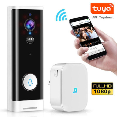 Tuya smart doorbell WiFi Wireless Doorbell Smart Home Door Bell Camera Outdoor Mini Video Intercom Two Way Audio doorbell