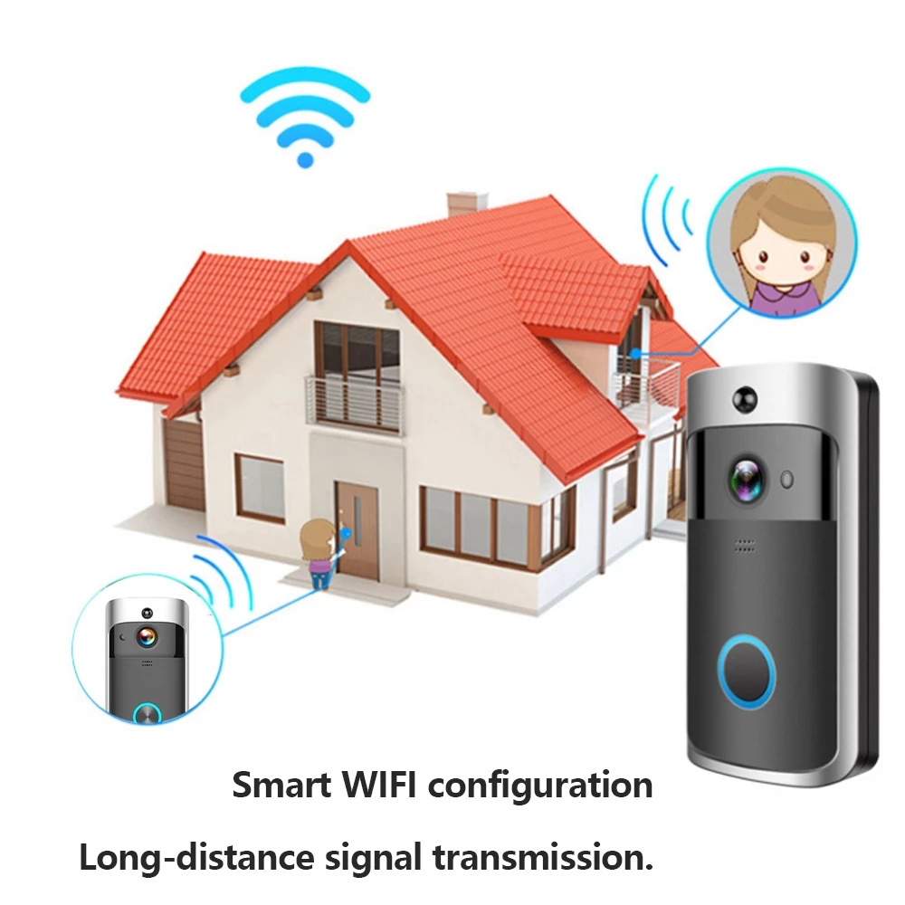 Smart Doorbell Camera Wifi Wireless Call Intercom Video-Eye For Apartments Door Bell Ring For Phone Home Security Camera