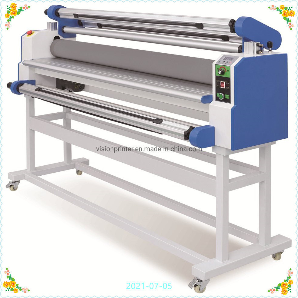 160cm Hot and Cold Laminating Machine Vinyl/Poster/Printing Paper Roll to Roll Electric Automatic Laminator