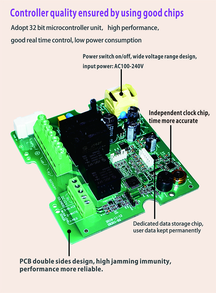 Thermosiphon Non Pressure Solar Water Heater Controller SR201