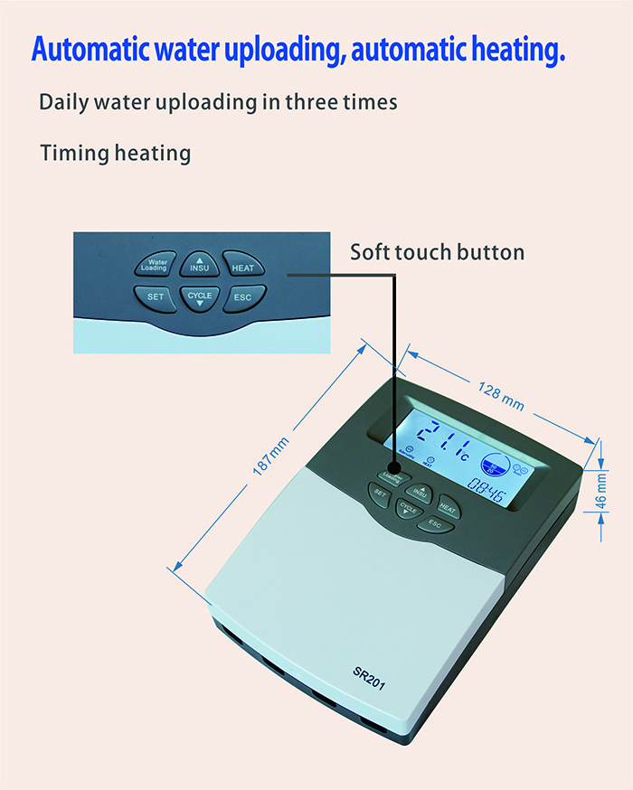 Thermosiphon Non Pressure Solar Water Heater Controller SR201