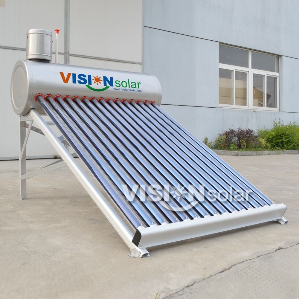 Rooftop Compact Vacuum Tube Solar Water Heater Price