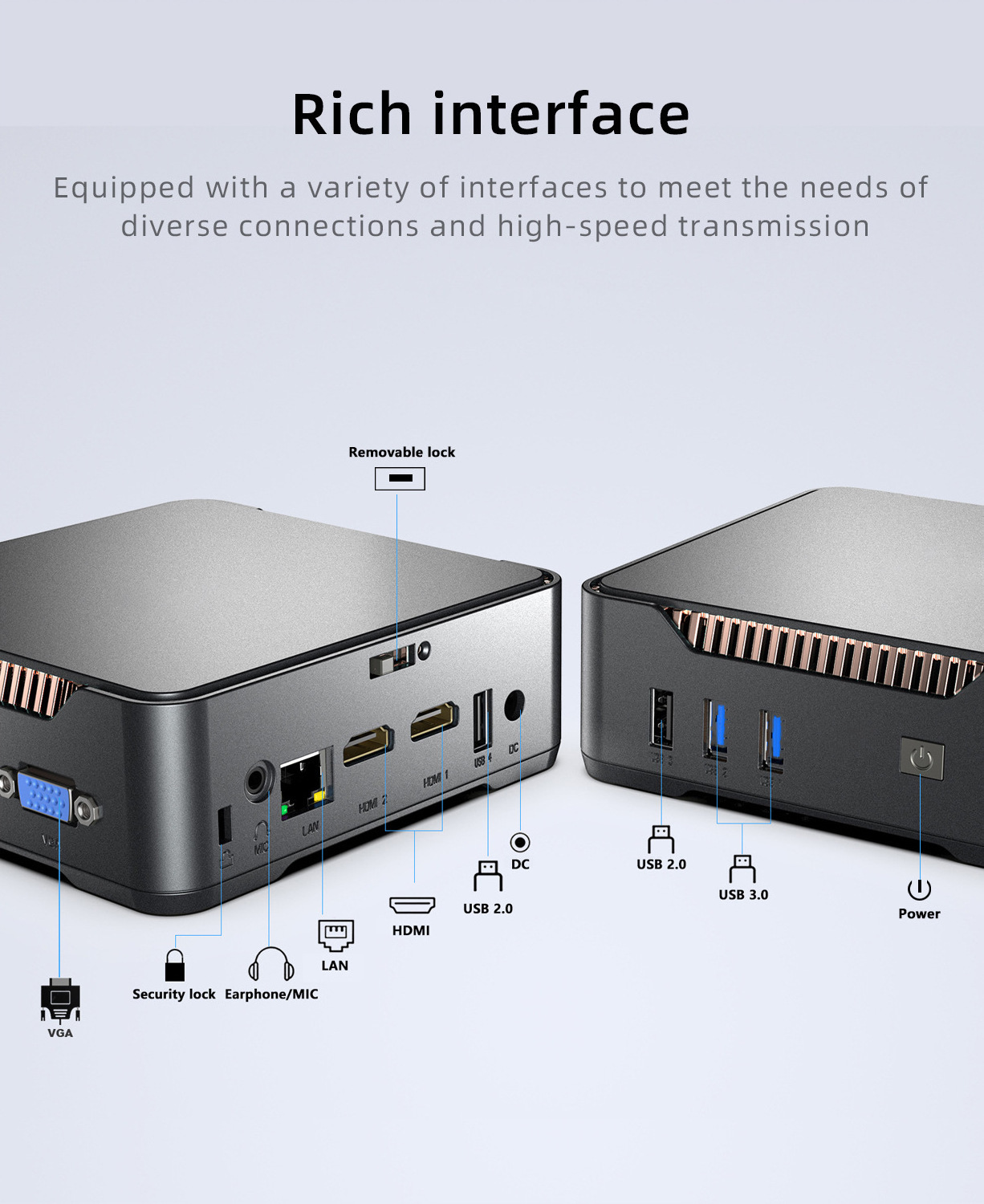 VSTA N5105  Computer Intel N100/N200 Processor Cpu Wi-fi Ddr5 Wins11 Desktop Mini Pc For Gaming