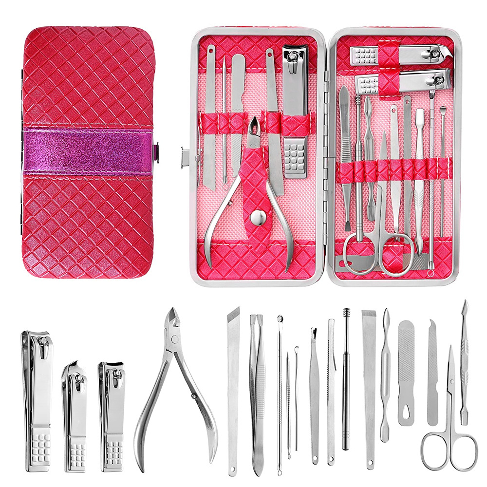 Wholesale Stainless Steel Premium Quality Manicure Pedicure Kit / New Arrival Professional Grooming Manicure Pedicure Kit