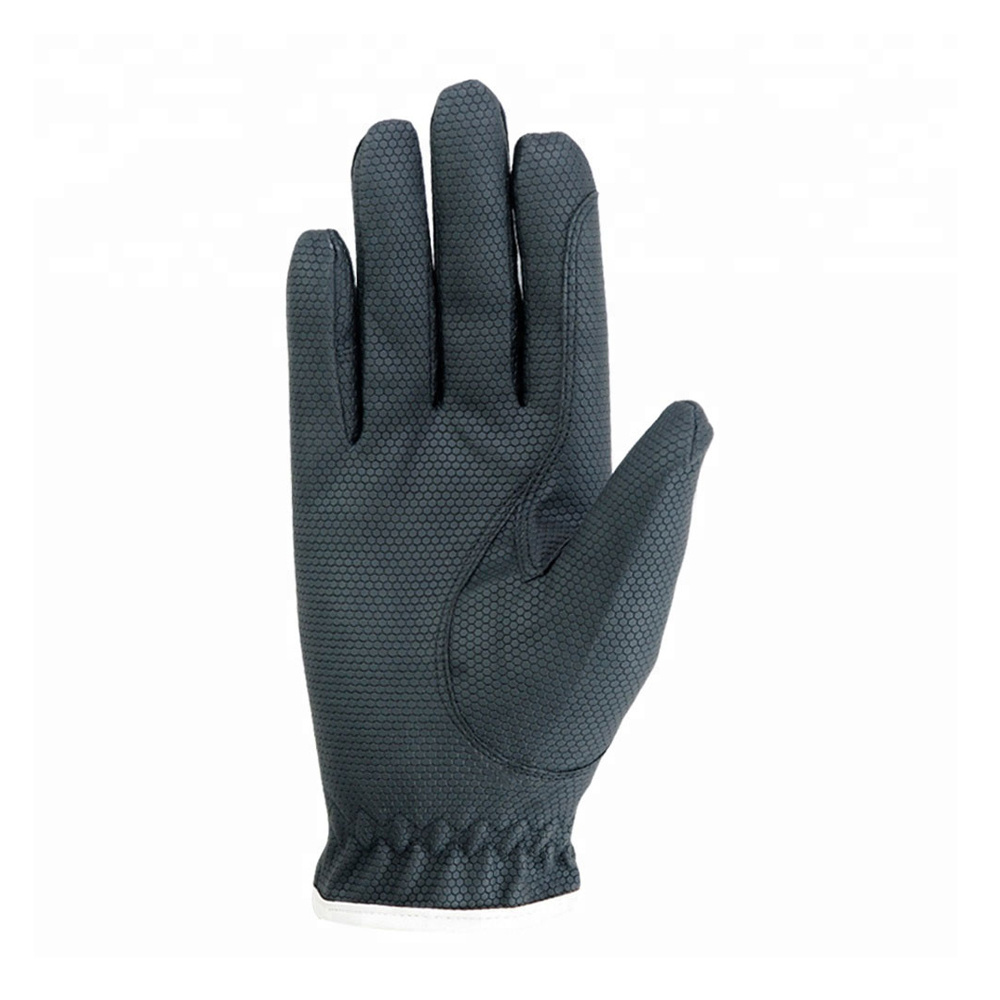 Equestrian Outdoor Breathable Stretchable Horse Riding Gloves / Factory Direct Suppliers Custom Made Horse Riding Gloves