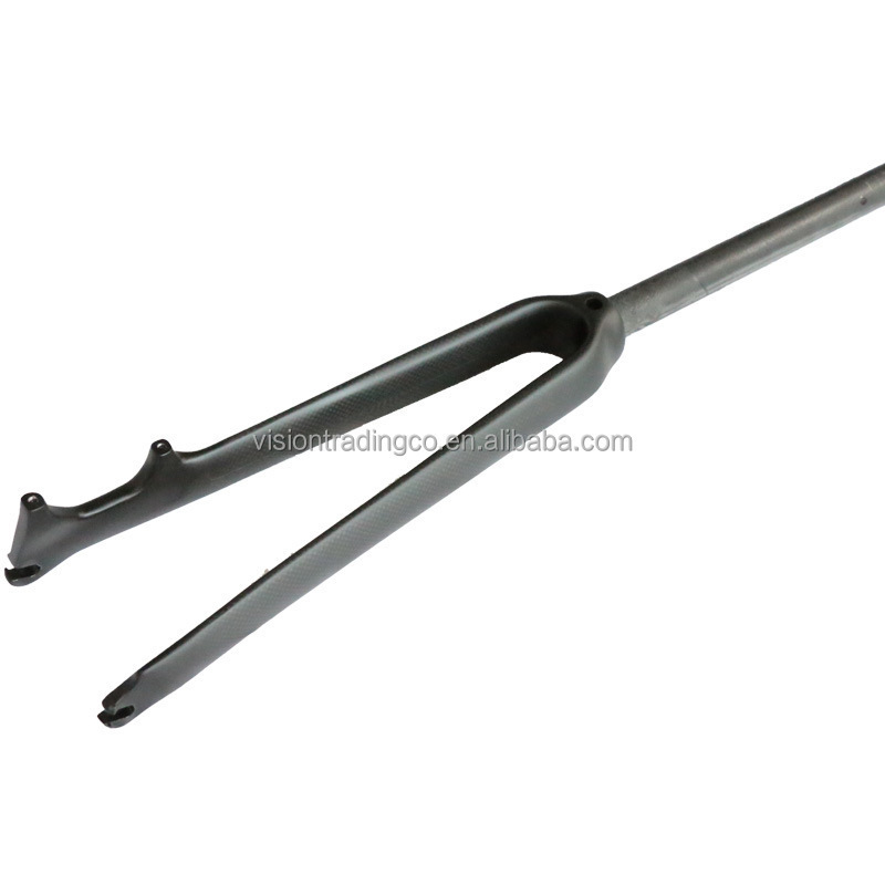 Stock ready 700C carbon fiber road bicycle fork with disc brake design