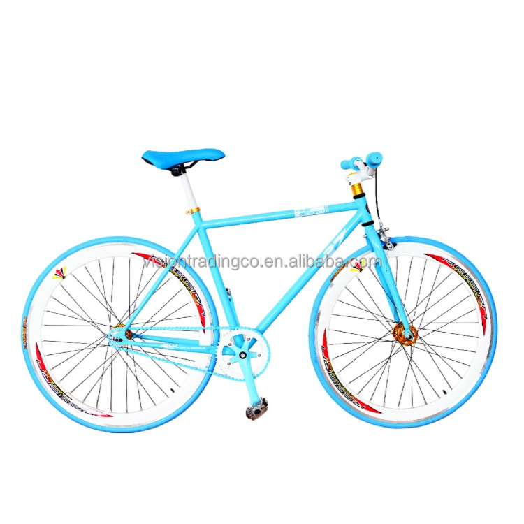 CE standard 700C Colorful fixed gear bike / single speed fixed gear bike frame hi-quality from China titanium bikes fixie