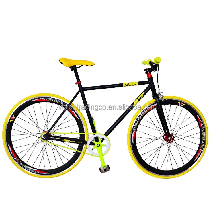 CE standard 700C Colorful fixed gear bike / single speed fixed gear bike frame hi-quality from China titanium bikes fixie