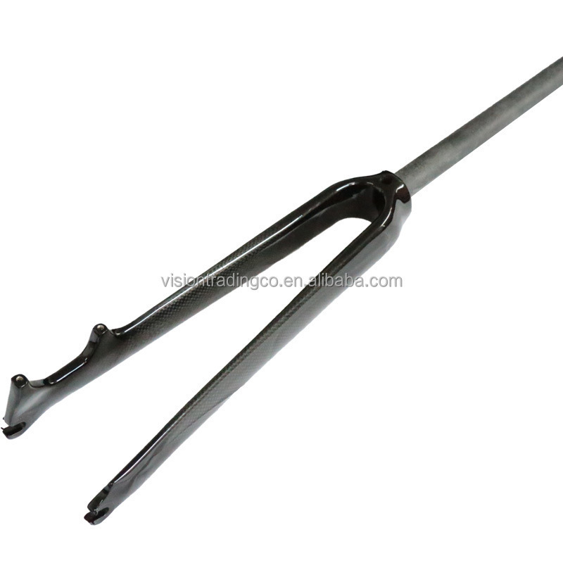 Stock ready 700C carbon fiber road bicycle fork with disc brake design