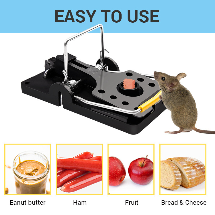 Xpest Human Mice MouseTraps Kill That Work, Rat Snap Mole Trap with Bait Station,Effective Mouse Catcher Mice Chipmunks Squirrel