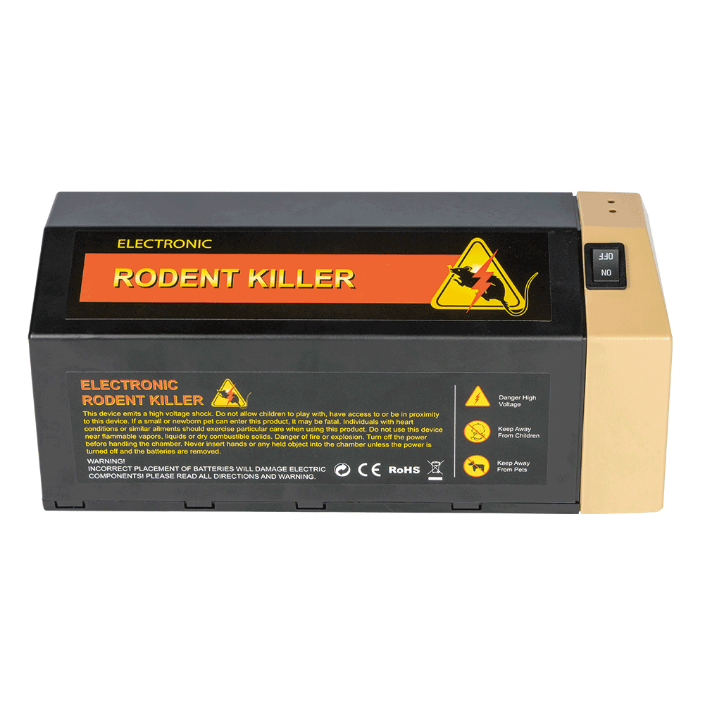 Electronic Rodent Zapper Trap Mouse and Rat Trap Killer Rats, Squirrels,  Big Rodents killer rat glue traps