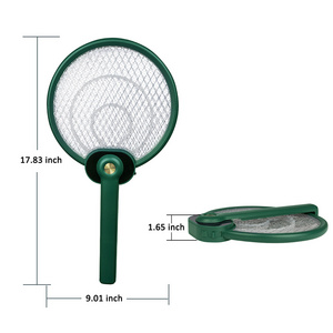 Good Quality Mosquito Trap Electric Fly Swatter Mosquitoes Zappers Indoor Outdoor Mosquito Bat Simple Storage Bug Zapper Racket