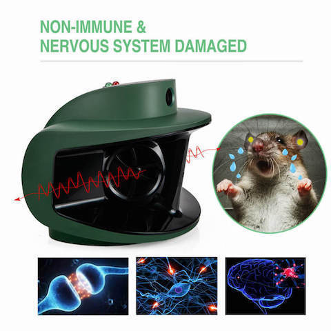 X-Pest  AR10  Ultrasonic Electronic Mouse Mice Rat Squirrel Rodent Pest Repeller Repellent Deterrent