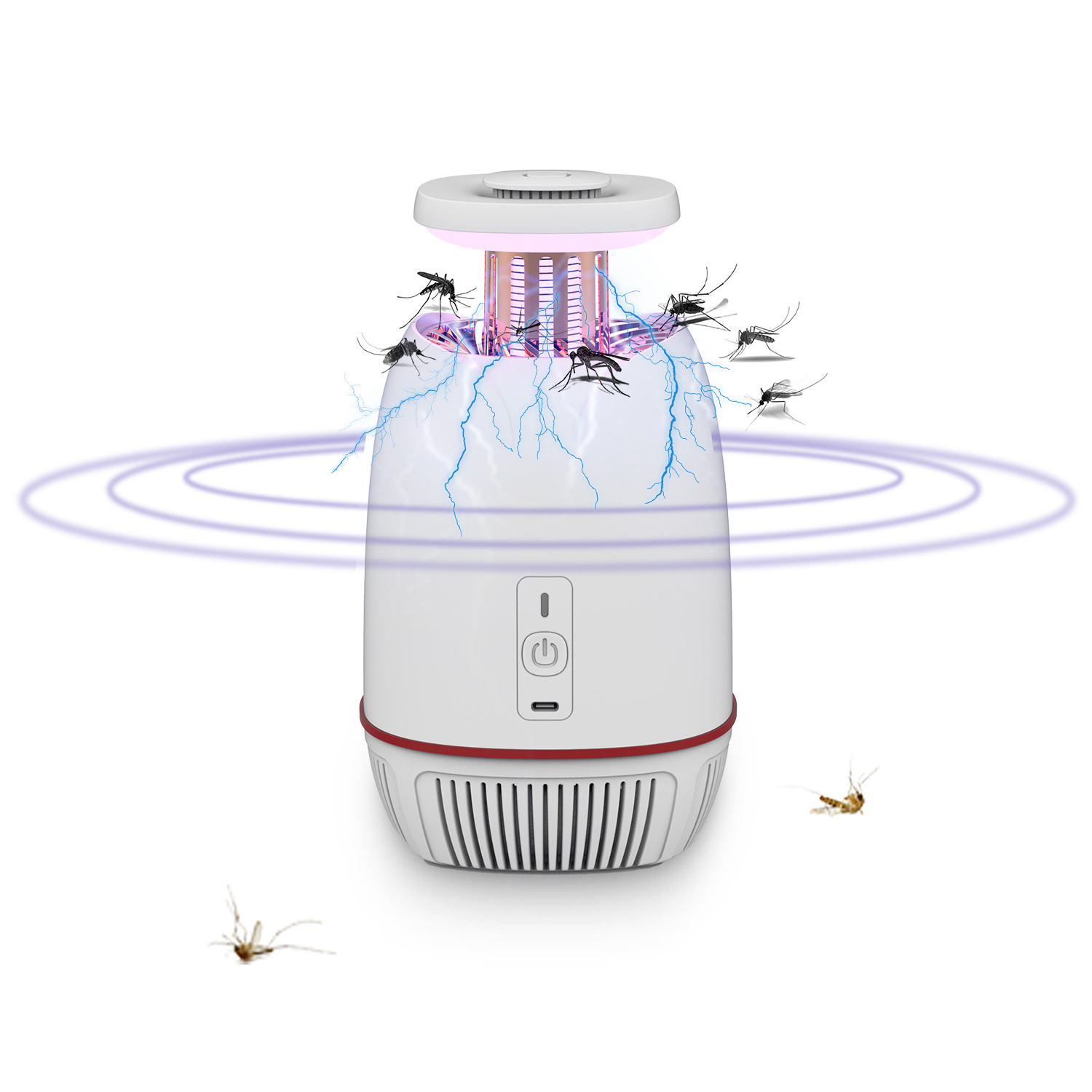 2023 Newest USB Powered Led Mosquito Killer Lamp UV Light Attract Flying Bug Zapper Trap Moskito Killer