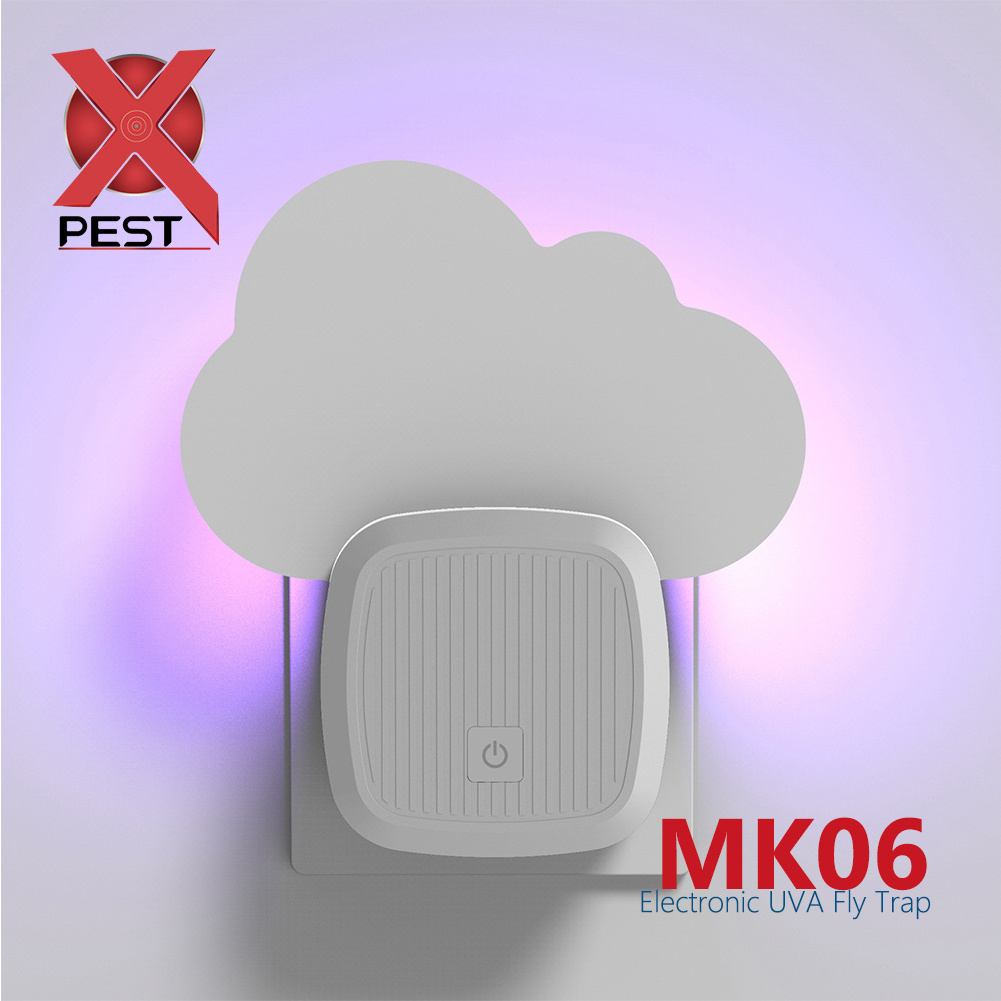 MK06 Electronic Fly Trap plug in pest repeller UV Lamp Killer Pest Control flies killer traps insect Repellent