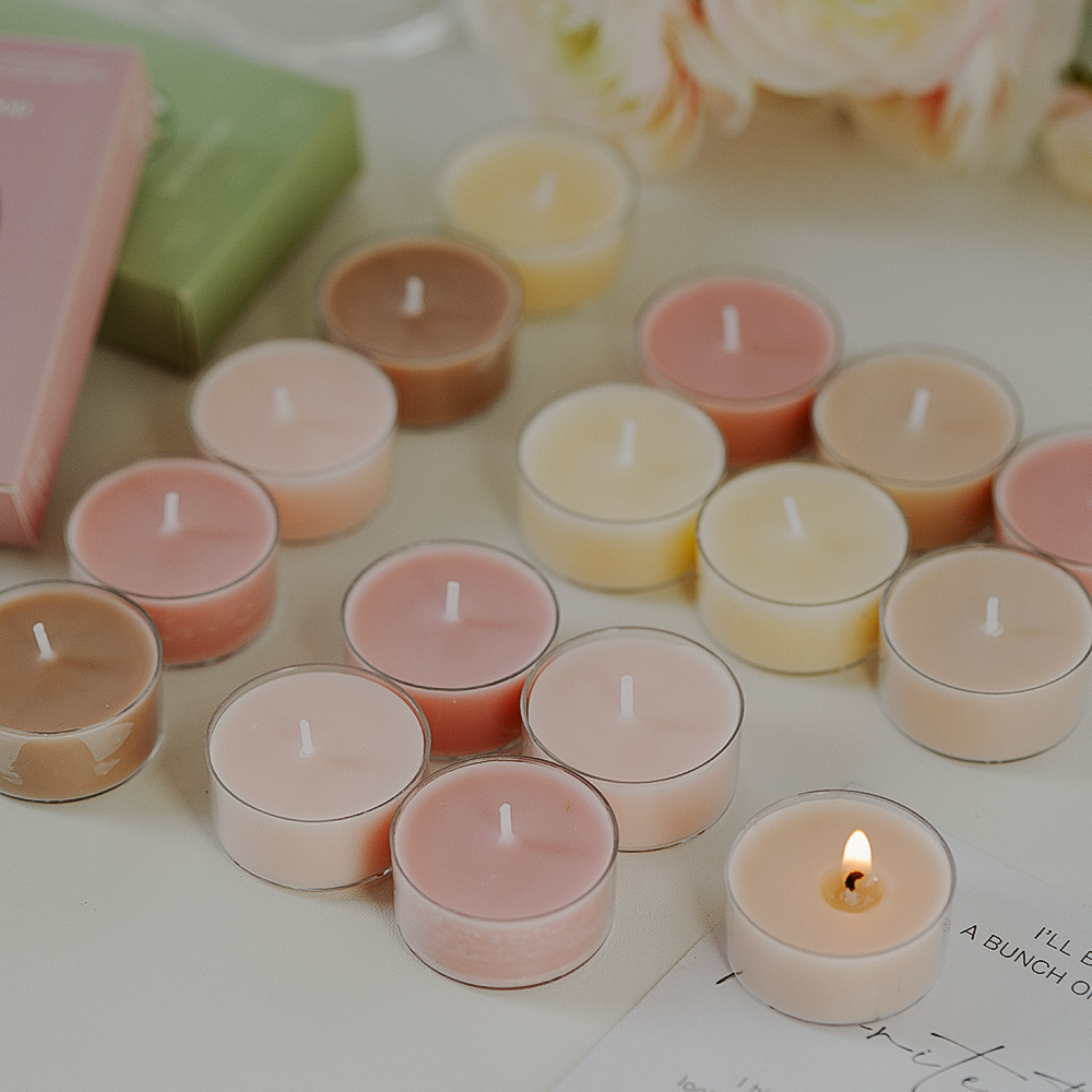 wholesale price handmade beeswax scented candles  soy wax paraffin round shape scented candles luxury mothers day candle