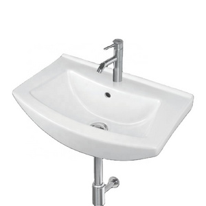 Globally Supply Bathroom Use Sanitary Ware White Ceramic High Quality Wall Hung Wash Basin