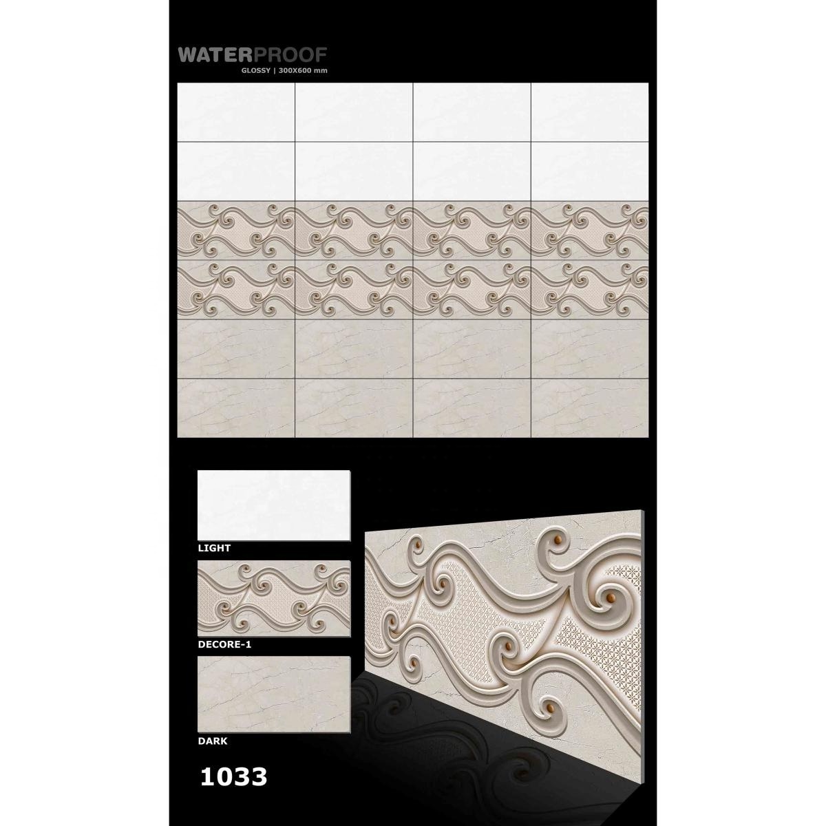 300X600 mm Interior Cement Design 30x60 cm House Slate Tile Wall 12x24 inches Digital Printed Ceramic Tiles Hot Sale Products