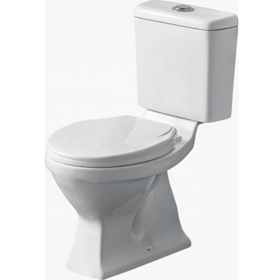 Ceramic Bathroom Sanitary Ware Slowdown Seat Cover Dual Flush Two Piece Water Closet Commode Toilet Aqua Pan Model