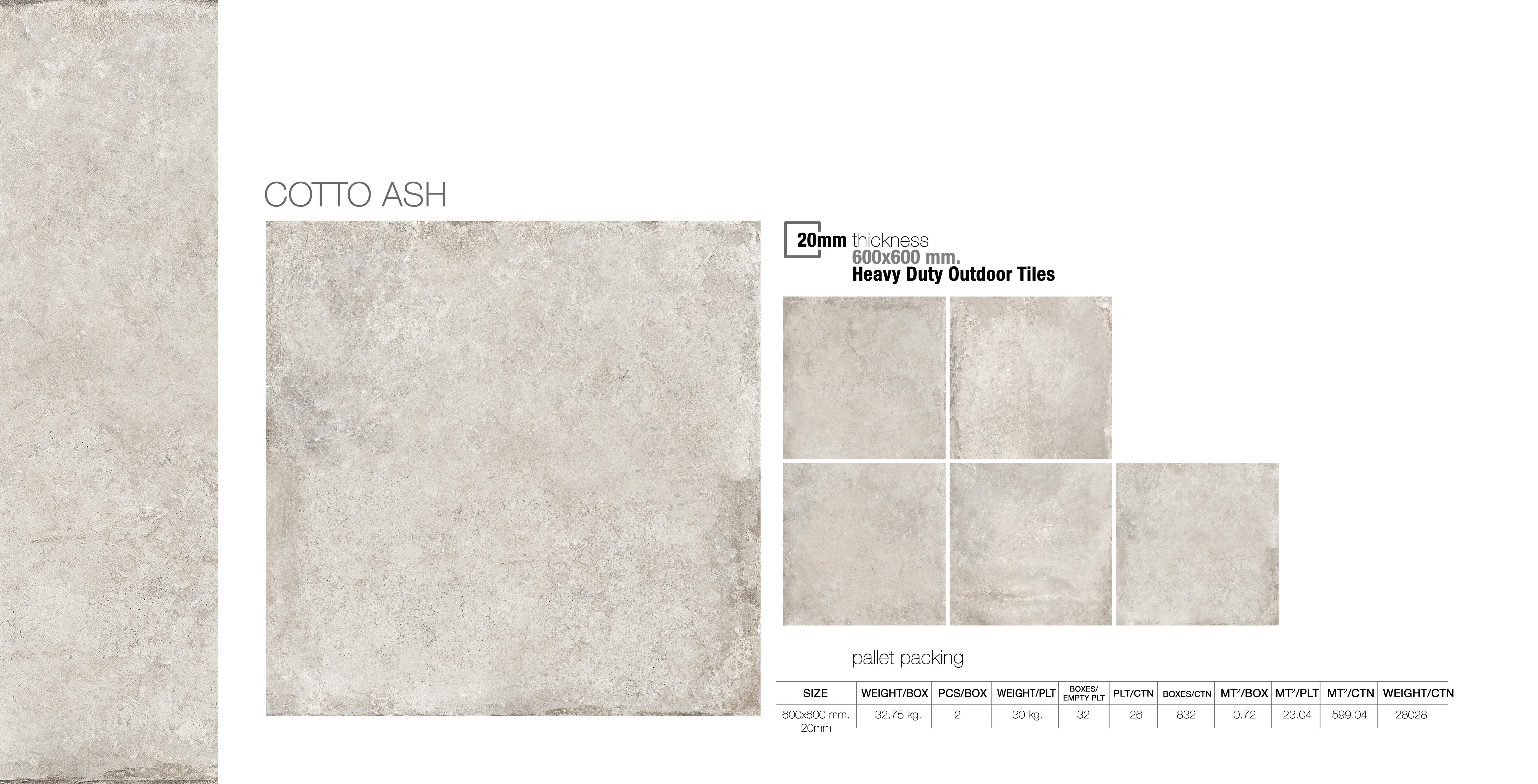 R11 Rectified Surface European Export Quality 20mm Heavy Duty Outdoor Porcelain Tiles Indian Factory Vistaar Brand Floor Tiles