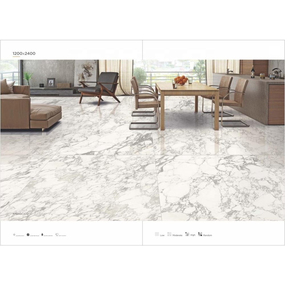 Vistaar Factory Wholesale Price 1200x2400mm Marble Porcelain 120x240 cm Floor Glazed Slab Tiles 48x96 in Wall Ceramic Tiles 4x8