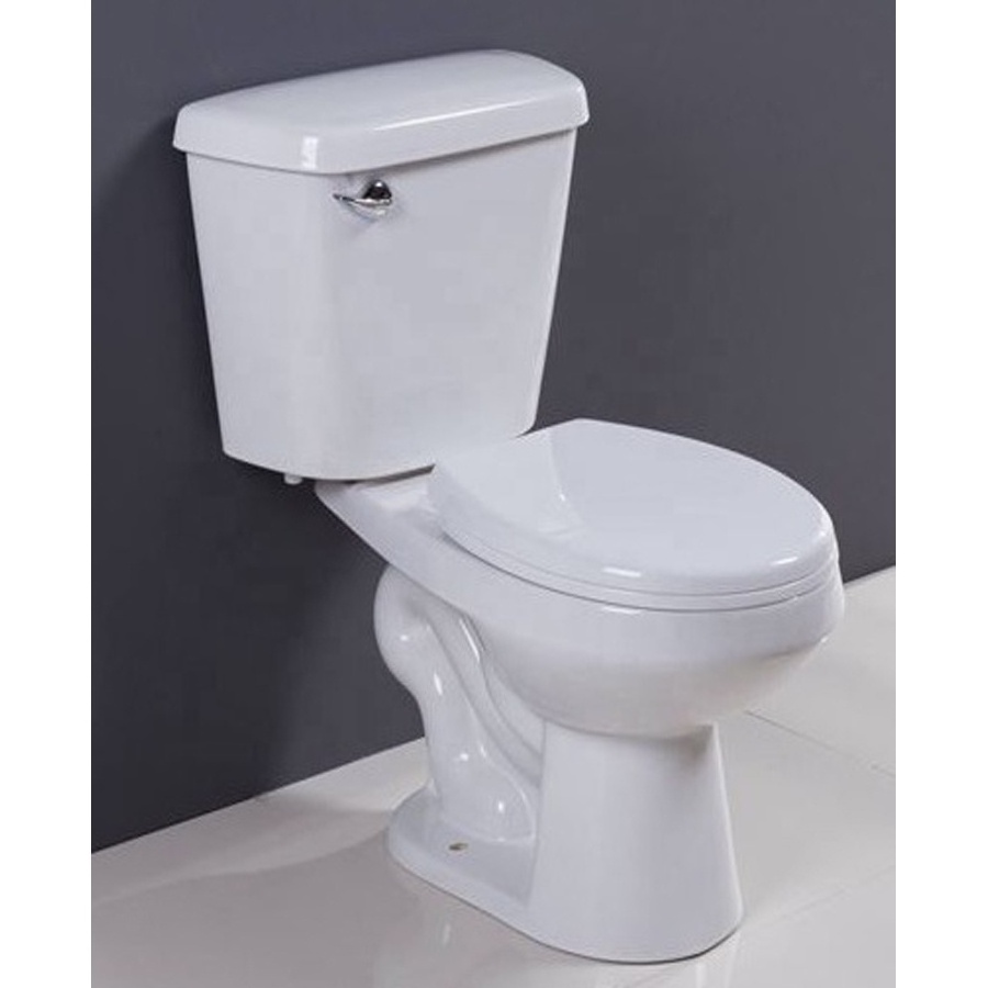 Ceramic Bathroom Sanitary Ware Slowdown Seat Cover Dual Flush Two Piece Water Closet Commode Toilet Aqua Pan Model