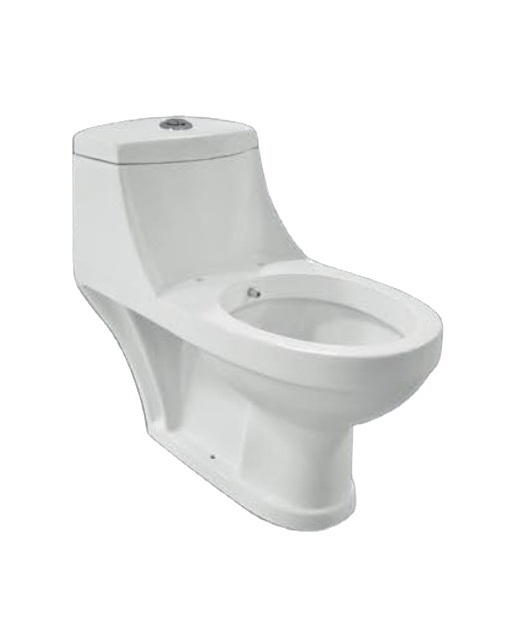 Top-Selling Luxury One-Piece Toilet - Discounted Ceramic Bathroom Sanitary Ware Square Bowl Water Closet Chair in White