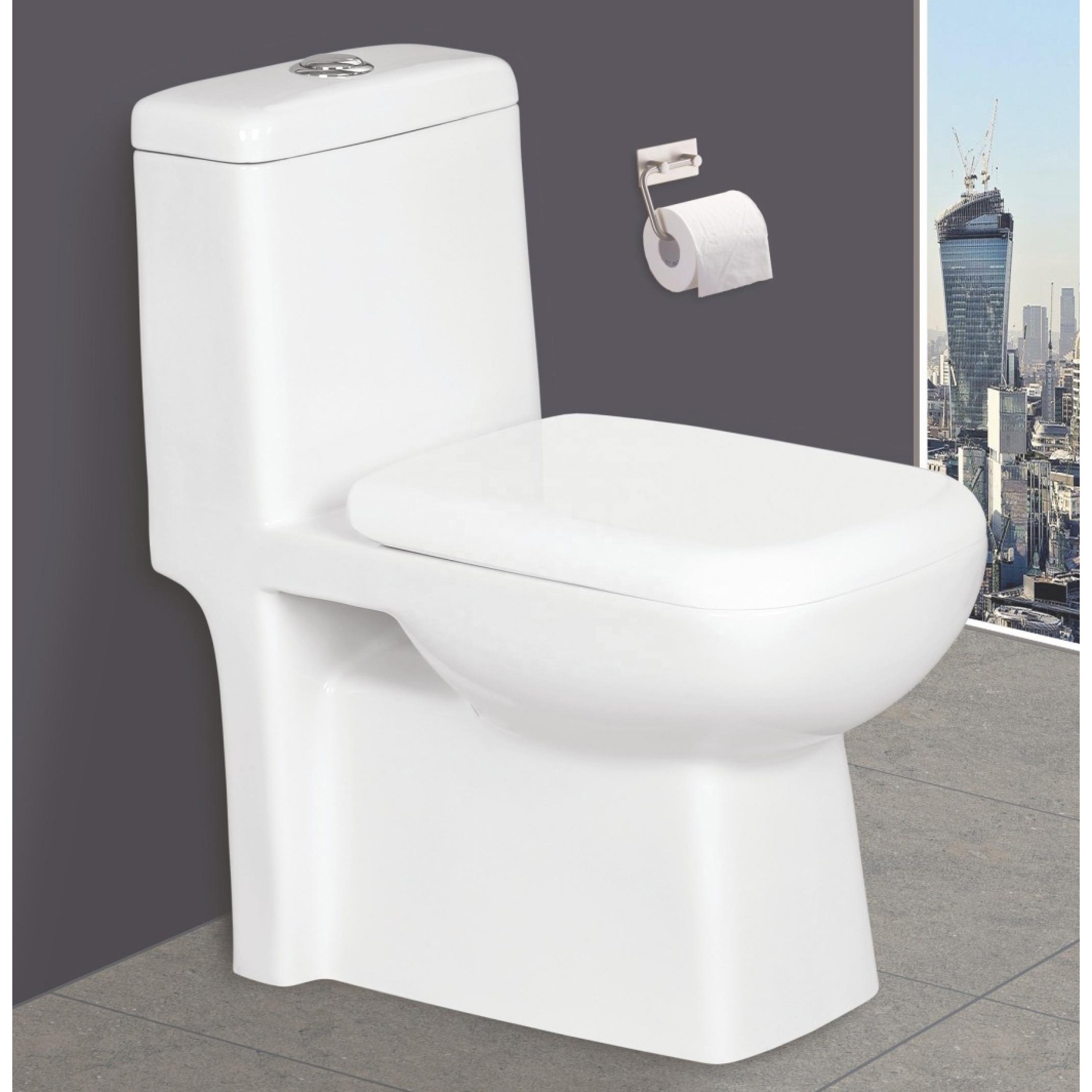 Manufacturer Original Design Sanitary Ware Ceramic Low Price Siphonic Water Closet Small Bathroom One Piece EWC Porcelain Toilet