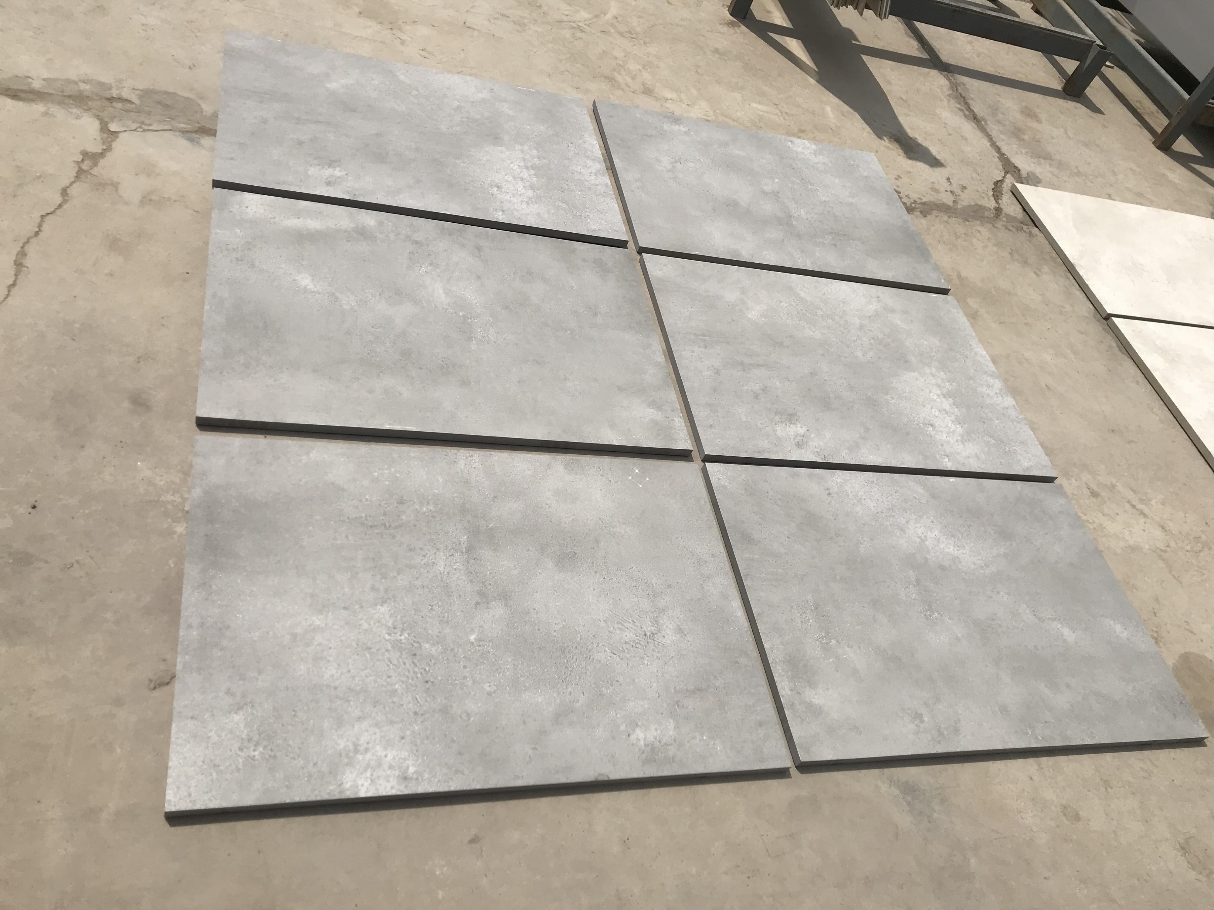 Realgres 60x60 Rustic Rough Full Body Granite Cheap Grey 20mm Outdoor Garden Patio Porcelain R11 Floor Tiles On Concrete Slab