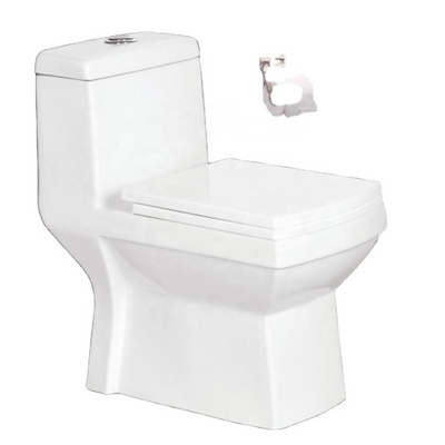 Ceramic Bathroom Toilet Sanitary Ware American Style Standard Toilet One Piece Toilet Water Closet European Western Commode Seat