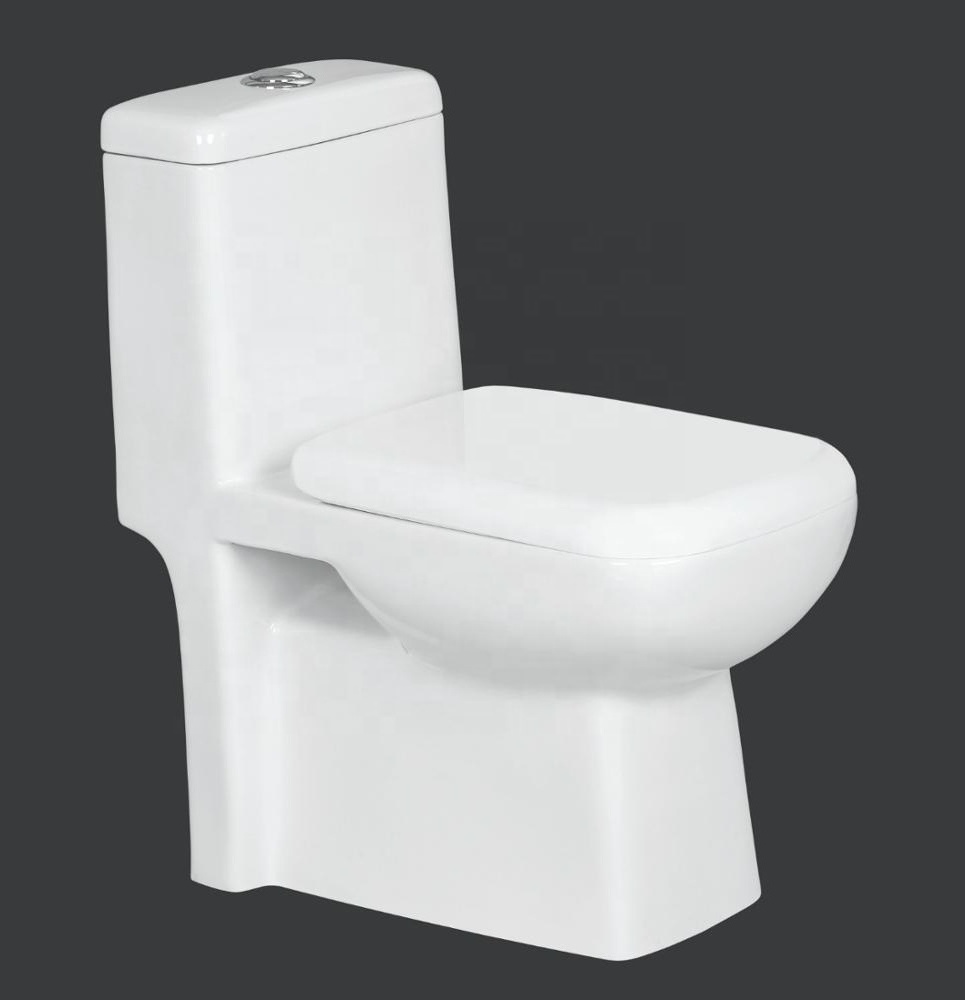 Manufacturer Original Design Sanitary Ware Ceramic Low Price Siphonic Water Closet Small Bathroom One Piece EWC Porcelain Toilet