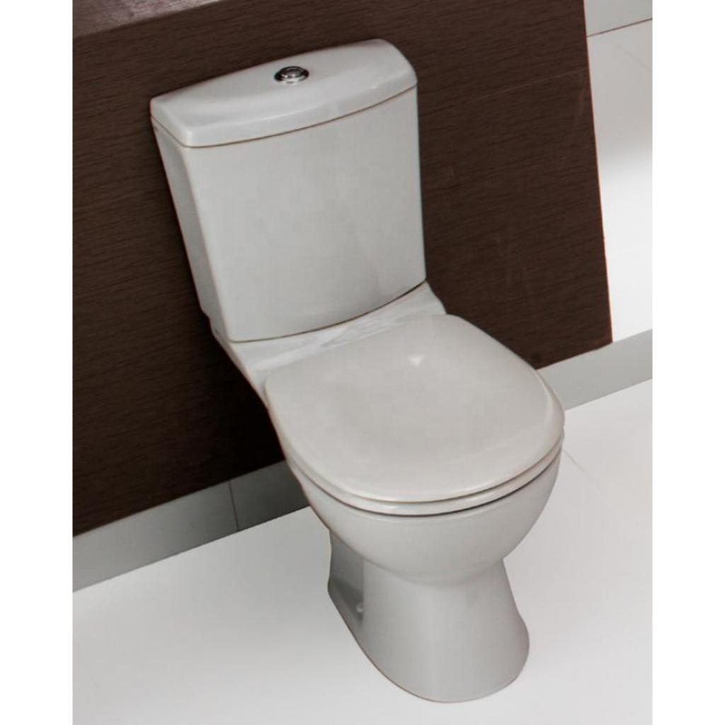 Vistaar Factory: Washdown Two-Piece Ceramic Toilet Set, Cheap Bathroom Toilets Water Closet WC Close-Coupled Sanitary Wares