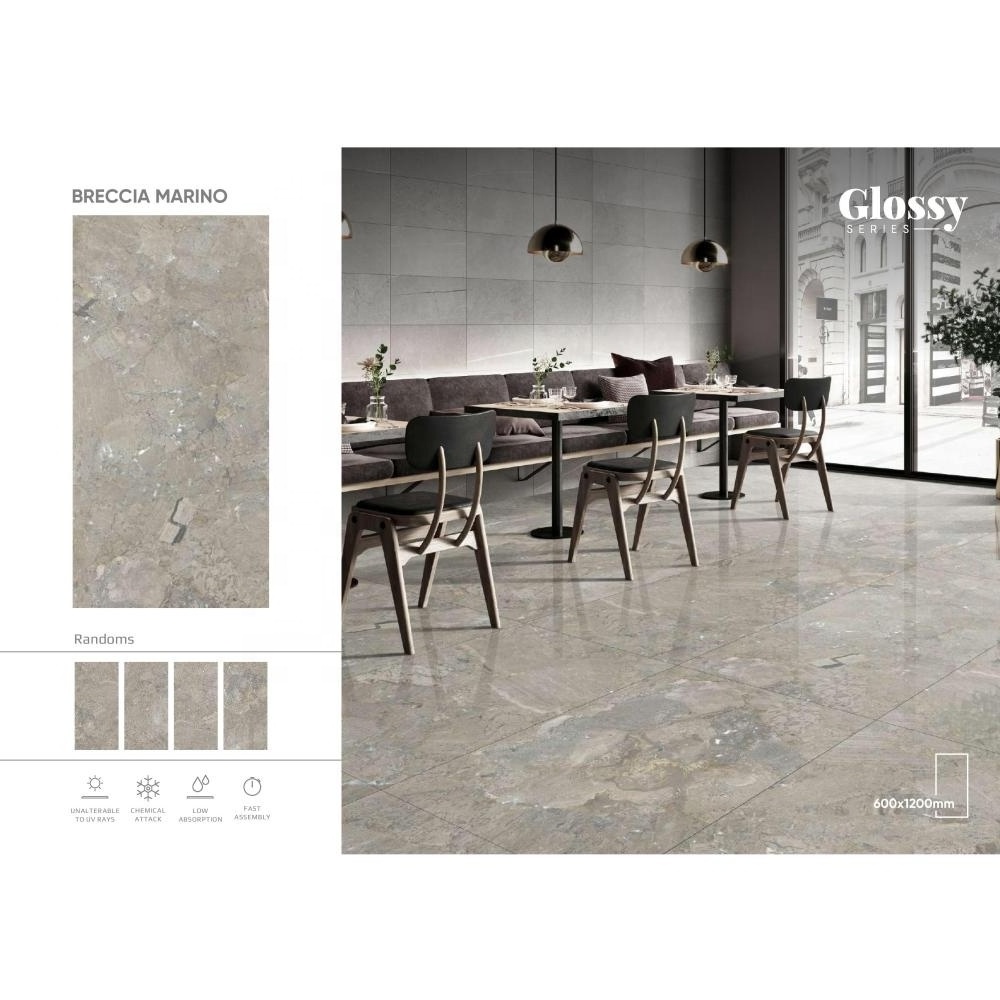 60X120 Wholesale Shower Canyon Grey Onyx Ceramic Wall 24x48 Porcelain 9mm Thickness Glossy 600x1200 Glazed Floor Tiles Designs